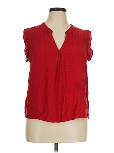 Pre-owned Universal Thread Sleeveless T-shirt In Red