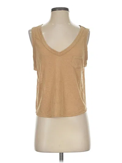 Pre-owned Universal Thread Sleeveless T-shirt In Tan
