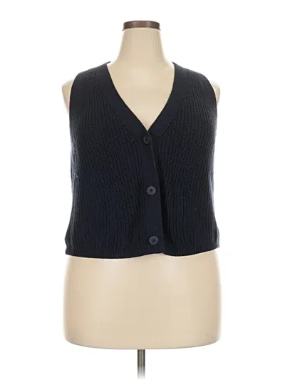 Pre-owned Universal Thread Sweater Vest In Black