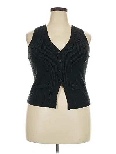 Pre-owned Universal Thread Sweater Vest In Black