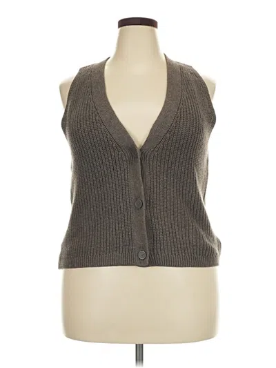 Pre-owned Universal Thread Sweater Vest In Brown
