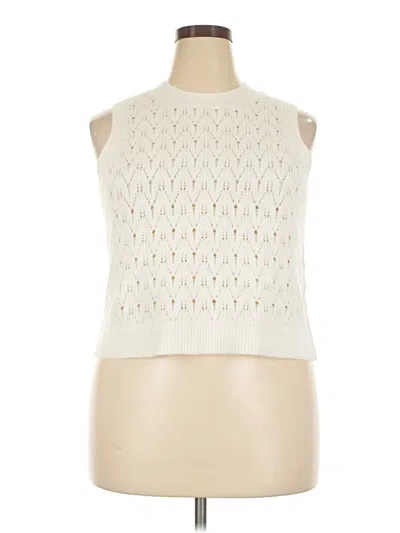 Pre-owned Universal Thread Sweater Vest In Ivory