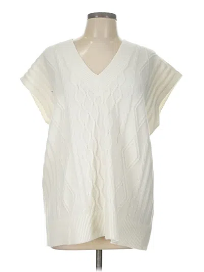 Pre-owned Universal Thread Sweater Vest In White