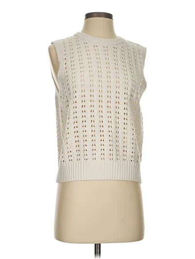 Pre-owned Universal Thread Sweater Vest In White