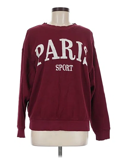 Pre-owned Universal Thread Sweatshirt In Burgundy