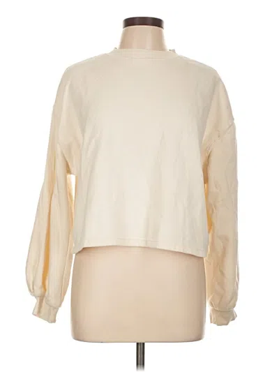 Pre-owned Universal Thread Sweatshirt In Ivory