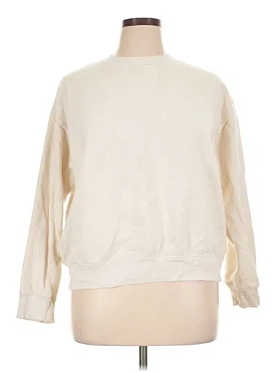 Pre-owned Universal Thread Sweatshirt In Ivory