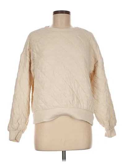 Pre-owned Universal Thread Sweatshirt In Ivory