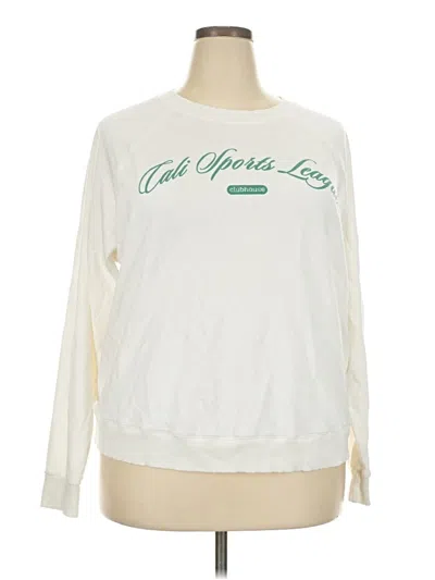 Pre-owned Universal Thread Sweatshirt In White