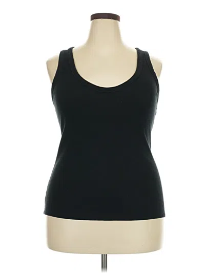 Pre-owned Universal Thread Tank Top Black Halter Neckline Tops