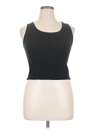 Pre-owned Universal Thread Tank Top Black Halter Neckline Tops