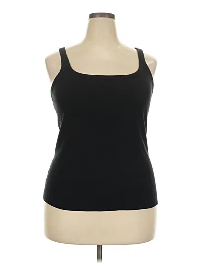 Pre-owned Universal Thread Tank Top Black Strapless Neckline Tops