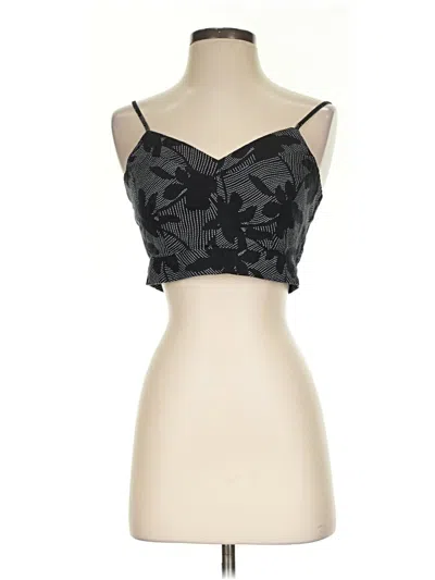Pre-owned Universal Thread Tank Top Black Strapless Neckline Tops