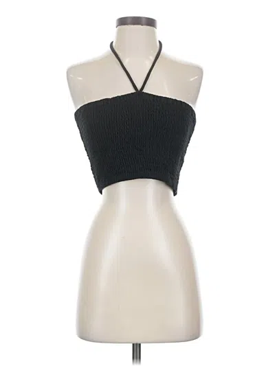 Pre-owned Universal Thread Tank Top Black Strapless Neckline Tops