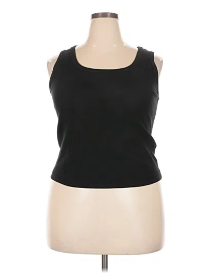 Pre-owned Universal Thread Tank Top Black Strapless Neckline Tops
