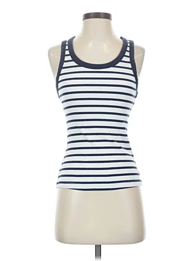 Pre-owned Universal Thread Tank Top Blue Halter Neckline Tops