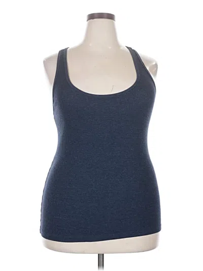 Pre-owned Universal Thread Tank Top Blue Halter Neckline Tops