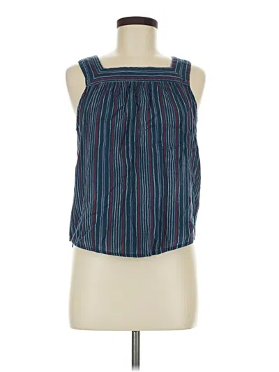 Pre-owned Universal Thread Tank Top Blue Halter Neckline Tops