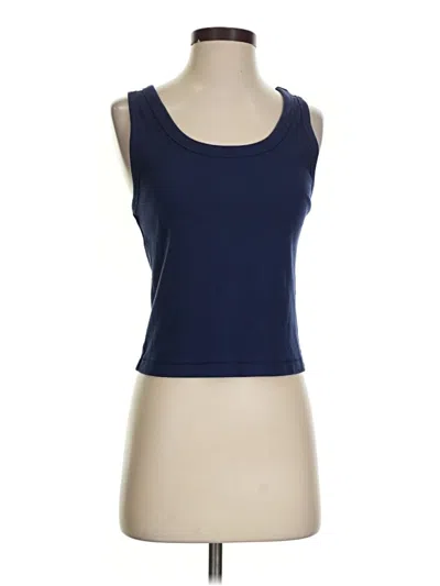 Pre-owned Universal Thread Tank Top Blue Strapless Neckline Tops