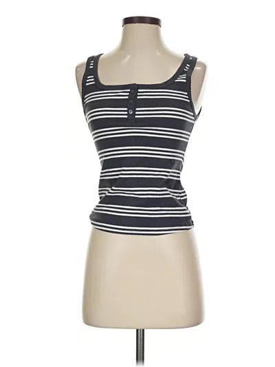 Pre-owned Universal Thread Tank Top Blue Strapless Neckline Tops