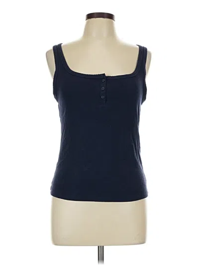 Pre-owned Universal Thread Tank Top Blue Strapless Neckline Tops