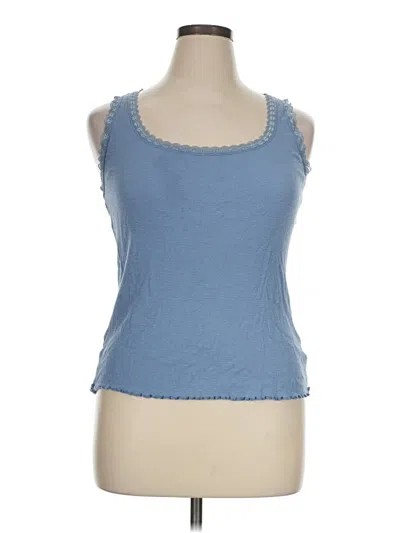 Pre-owned Universal Thread Tank Top Blue Sweetheart Neckline Tops