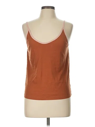Pre-owned Universal Thread Tank Top Brown Halter Neckline Tops