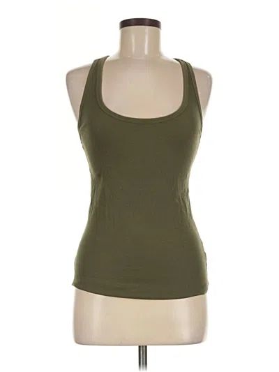 Pre-owned Universal Thread Tank Top Green Halter Neckline Tops