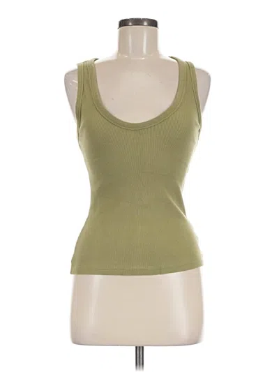 Pre-owned Universal Thread Tank Top Green Halter Neckline Tops
