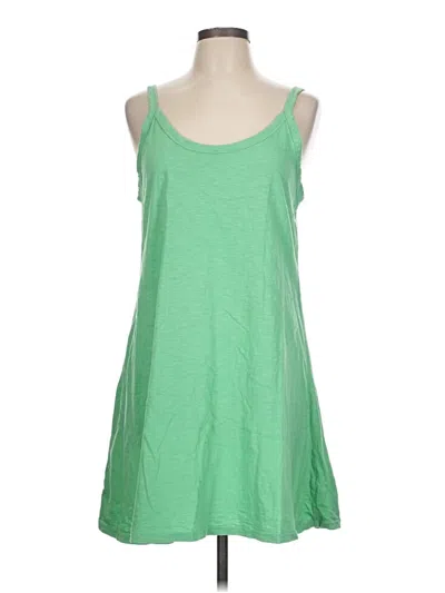 Pre-owned Universal Thread Tank Top Green Square Neckline Tops