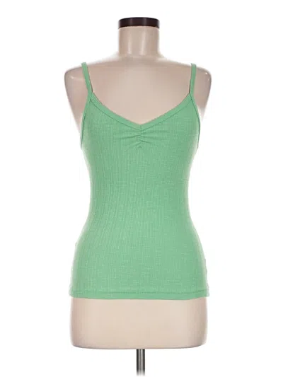 Pre-owned Universal Thread Tank Top Green Sweetheart Neckline Tops