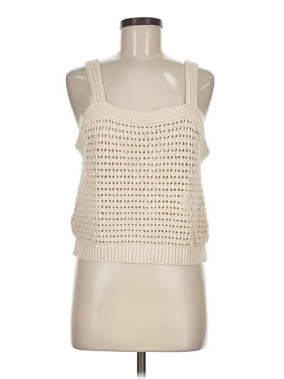Pre-owned Universal Thread Tank Top Ivory Halter Neckline Tops