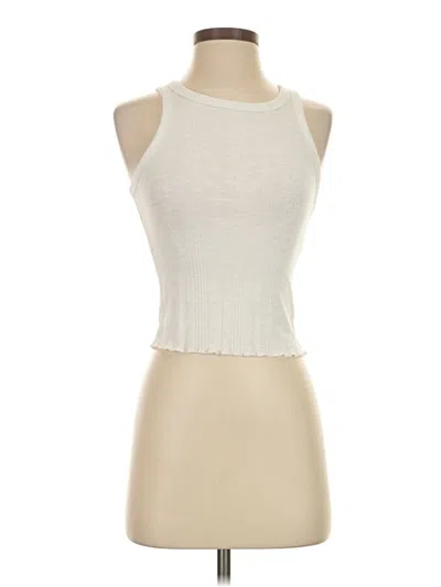 Pre-owned Universal Thread Tank Top Ivory Halter Neckline Tops