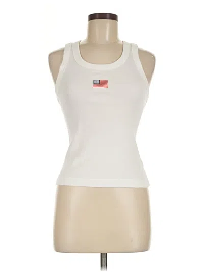 Pre-owned Universal Thread Tank Top Ivory Halter Neckline Tops