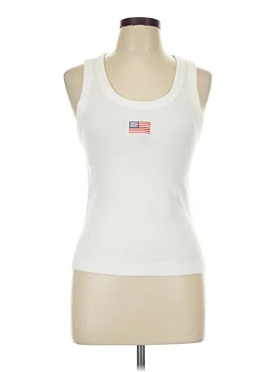 Pre-owned Universal Thread Tank Top Ivory Halter Neckline Tops