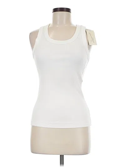 Universal Thread Tank Top Ivory One Shoulder Neckline Tops