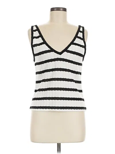 Pre-owned Universal Thread Tank Top Ivory Plunge Neckline Tops