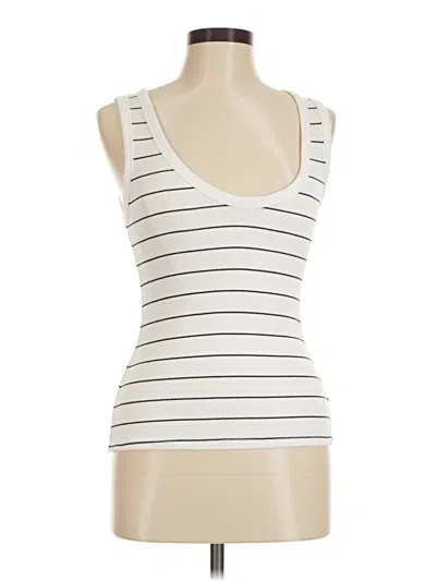 Pre-owned Universal Thread Tank Top Ivory Strapless Neckline Tops