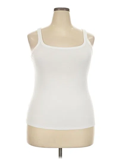 Pre-owned Universal Thread Tank Top Ivory Strapless Neckline Tops