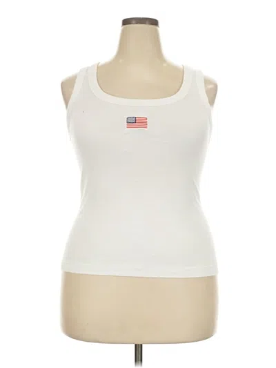 Pre-owned Universal Thread Tank Top Ivory Strapless Neckline Tops
