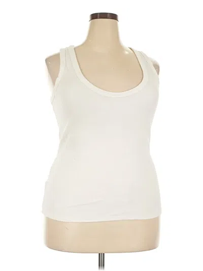 Pre-owned Universal Thread Tank Top Ivory Strapless Neckline Tops