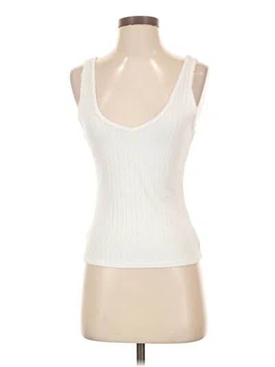 Pre-owned Universal Thread Tank Top Ivory Strapless Neckline Tops