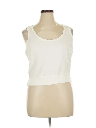 Pre-owned Universal Thread Tank Top Ivory Strapless Neckline Tops In White