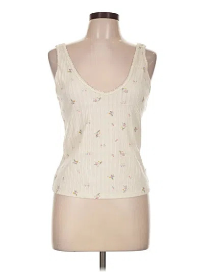 Pre-owned Universal Thread Tank Top Ivory Sweetheart Neckline Tops