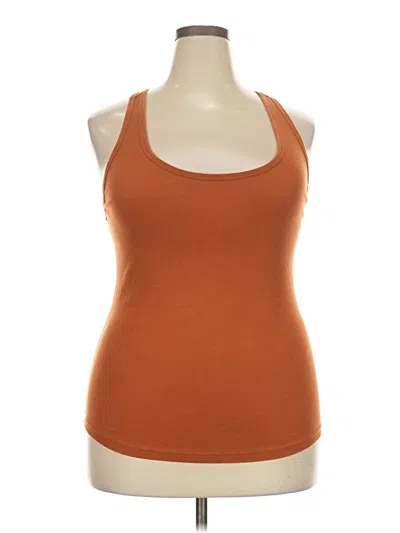 Pre-owned Universal Thread Tank Top Orange Halter Neckline Tops