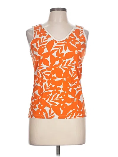 Pre-owned Universal Thread Tank Top Orange Halter Neckline Tops