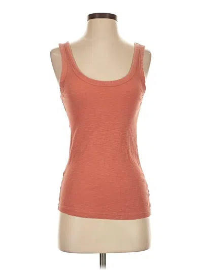 Pre-owned Universal Thread Tank Top Orange Strapless Neckline Tops