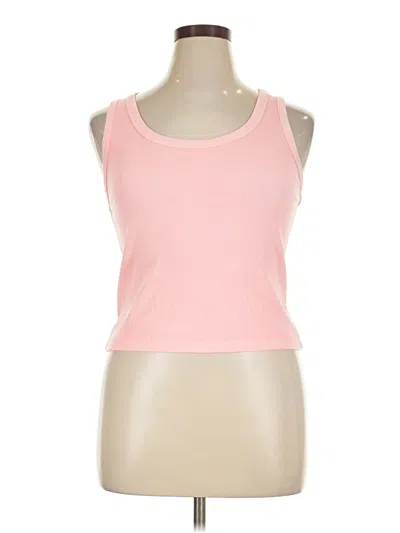 Pre-owned Universal Thread Tank Top Pink Halter Neckline Tops