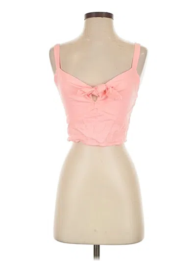 Pre-owned Universal Thread Tank Top Pink Strapless Neckline Tops