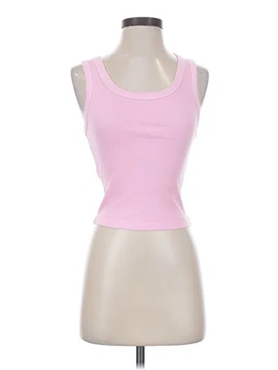 Pre-owned Universal Thread Tank Top Pink Strapless Neckline Tops